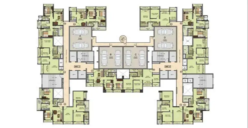 Puranik Grand Central Floor Plan